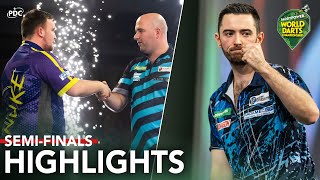 THE FINAL IS SET 🏆 SemiFinal Highlights  202324 Paddy Power World Darts Championship [upl. by Adnuahsor]