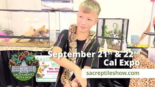 See Venomous Reptiles at the Sacramento Reptile Show [upl. by Eiderf]