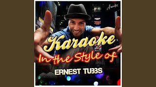 Thanks a Lot In the Style of Ernest Tubbs Karaoke Version [upl. by Isyed]