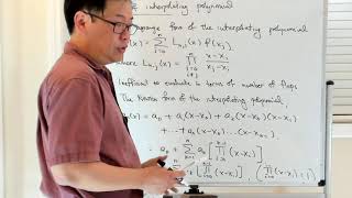 Newton form of interpolating polynomial [upl. by Nipahc]