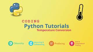 6  Python Programming  Temperature Conversion with Python [upl. by Qahsi]