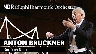 Anton Bruckner Sinfonie Nr 5 mit Günter Wand 1998  NDR Elbphilharmonie Orchester [upl. by Ajani]