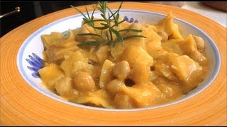 Makaron z ciecierzycą pasta e ceci [upl. by Airebma]