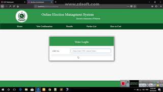 Complete Online Election  Voting Management System [upl. by Alwin]