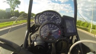 BMW F 800 GS Adventure 0100 kmh 060 mph acceleration [upl. by Juliann850]