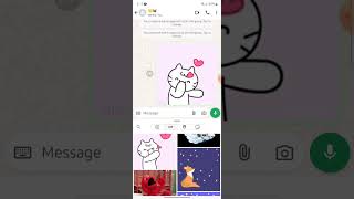 How to send GIFs on WhatsApp 2024 [upl. by Anilejna]