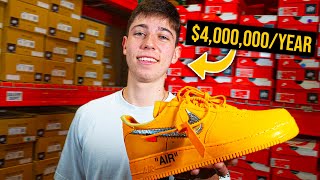 Meet The Youngest Sneaker Reselling Millionaire [upl. by Shirlee]