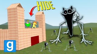 Can NIGHTMARE CATNAP break into my FORT Garrys Mod Sandbox [upl. by Tinaret]