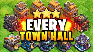 Easiest Strategies for EVERY Town Hall in Clash of Clans [upl. by Arretal698]