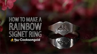 How To Make A Rainbow Signet Ring [upl. by Devol400]