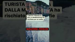 camogli turista ha rischiato di morire per un selfie news [upl. by Akin]