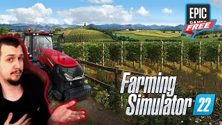 Farming Simulator 22 is FREE on Epic Games Store [upl. by Cousin]