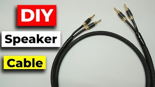 DIY Speaker Cable using Banana Plugs [upl. by Gerlac639]