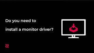 Do you need to install the monitor driver in XL series [upl. by Beauchamp115]