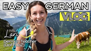 Easy German Vlog for Beginners  Wandern in Deutschland Comprehensible Input [upl. by Ddat]