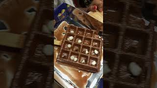 waffle waffles waffletime waffie crispy chocolate viralvideo foodie shortvideo youtube [upl. by Pachston]