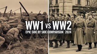 WW1 vs WW2 Epic Side by Side Comparison 2024 [upl. by Kelwunn727]