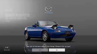 Gran Turismo™SPORT Mazda Eunos Roadster NA Test Race [upl. by Jorgensen]