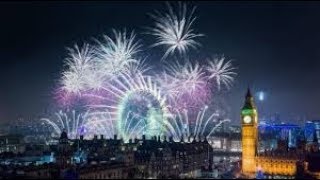 London Happy New Year 2019 Eve Best Celebration Fireworks Show in World Welcome 2019 in Big Ben BBC [upl. by Bj770]