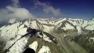 paragliding  fiesch FAI 244km226km 1314072013 [upl. by Torruella]