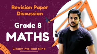 grade 8  revision paper 2  discussion video [upl. by Laddie972]