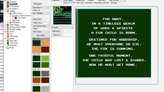 NESmaker NES Demo Development Video 16 Importing Title Screen and Cutscene Screen [upl. by Kassia689]