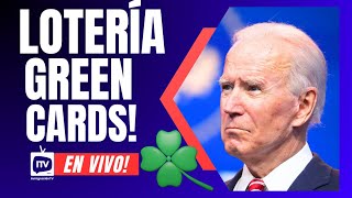 🇺🇸☘️ Loteria de Green Cards 2023 Empezó EN VIVO [upl. by Bencion]