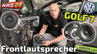 FrontLautsprecher im VW Golf 7 installieren  Tutorial  ARS24 [upl. by Groark233]