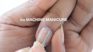 HOW TO MACHINE MANICURE  abetweene [upl. by Letti]