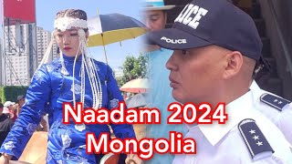 Наадам 2024  Naadam Mongolia Ulaanbaatar city  Mongol heleer kino [upl. by Aroon]