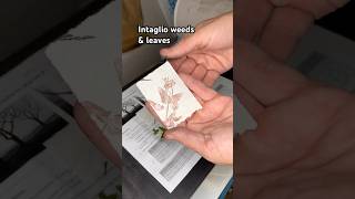 Tiny Book Pages  Printing Leaves amp Weeds [upl. by Yelserp]