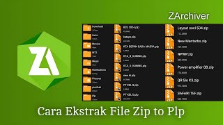 cara ekstrak file Zip to plp dan cara buka plp di aplikasi pixellab [upl. by Newby]