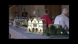 Vintage 1 Gauge Toytrains Gigantic Tinplate Layout [upl. by Akinot]