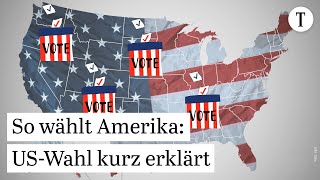 USWahl 2024 So funktioniert die Präsidentschaftswahl in den USA [upl. by Eikcim558]