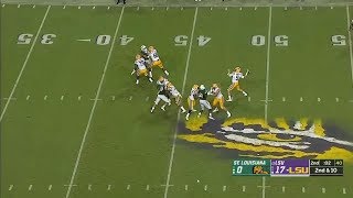 Joe Burrow All Throws and Runs vs SE LA 2018 [upl. by Llehsram]