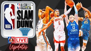 NBA ALLSTAR SATURDAY SLAMDUNK amp 3 POINT CONTEST 2023 UPDATES [upl. by Esilec]