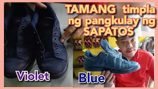 TIPS TAMANG timpla ng pangkulay ng SAPATOS [upl. by Mirelle]