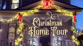 Christmas Home Tour Christmas Decorating Ideas  Historic House Tour Vlog  Christmas Lights [upl. by Bluefield]