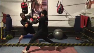 Sparring BOXEO boxing sparring entrenamiento boxeo argentina guanteo entrenamientodeboxeo [upl. by Aretse]