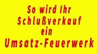 Räumungsverkauf richtig planen  Was beachten bei Jubiläum Ausverkauf Geschäftsaufgabe [upl. by Aihk]