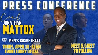 Mens Basketball Coach Jonathan Mattox Introductory Press Conference [upl. by Schmeltzer]