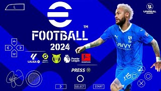 NOVO PES EFOOTBALL PES 2024 100ATUALIZADO BRASILEIRÃO EUROPEU TRANSFERÊNCIAS [upl. by Gunthar17]