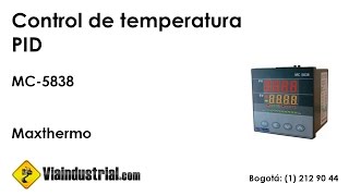 Control de temperatura PID MC5838 [upl. by Magee]