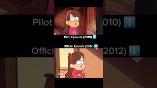 Gravity Falls Pilot Versus Official Pt2 gravityfalls alexhirsch [upl. by Elkraps]