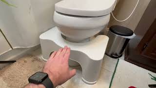 Squatty Potty The Original Bathroom Toilet Stool Review [upl. by Grosmark]