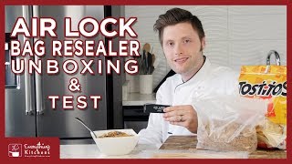 AirLock Bag Resealer Unboxing amp Test  FreshEtech Kitchen Gadget [upl. by Nuriel413]