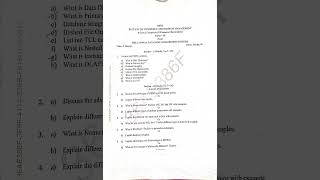 3rd sem RDBMS question paper 2023 KU [upl. by Lauryn]