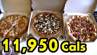 Pizza Huts 49 quotSuperbowlquot Deal Challenge 12000 Calories [upl. by Samira]