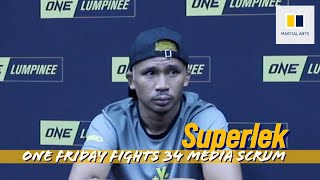 Superlek reacts after missing weight for Rodtang fight by FIVE pounds [upl. by Yrek]