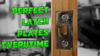 Router Jig for Mortice Latch Faceplates [upl. by Aylward]